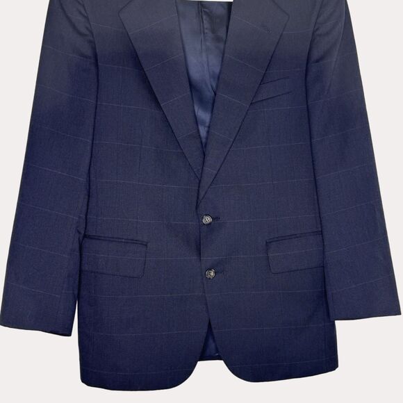 Nordstrom Polo University Club Ralph Lauren Mens Wool Blazer Gray 38 40 M? - Picture 3 of 10